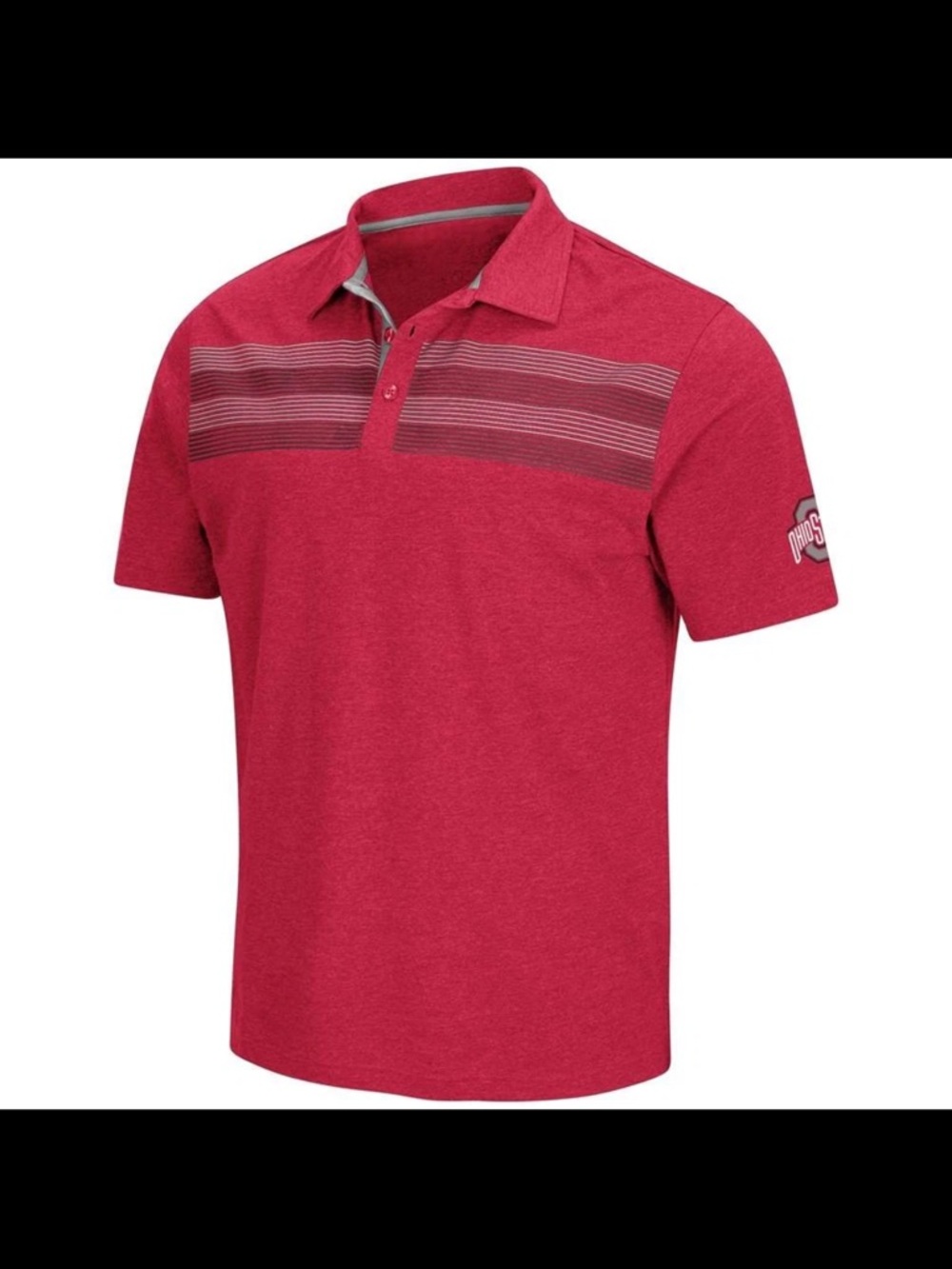 NWT Ohio State Buckeyes Colosseum Mr. Strickland Polo Golf Shirt Men’s 2XL Red